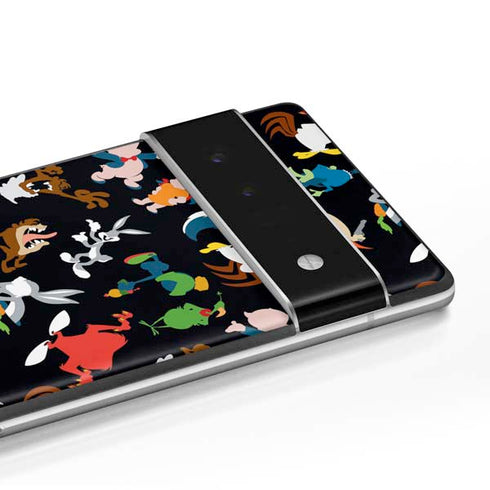 Looney Tunes Identity Pattern Google Pixel 6 Skin
